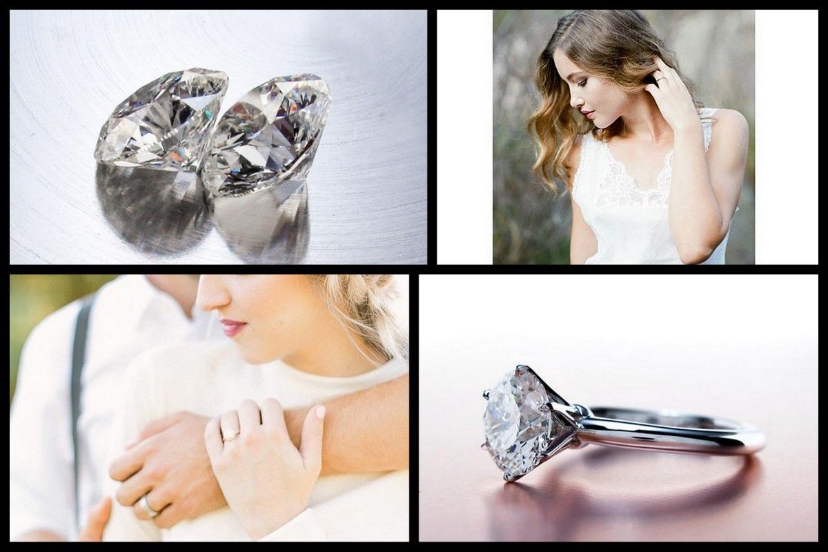Brian Gavin Diamonds jewelry, showing precision-cut diamonds in fine jewelry settings