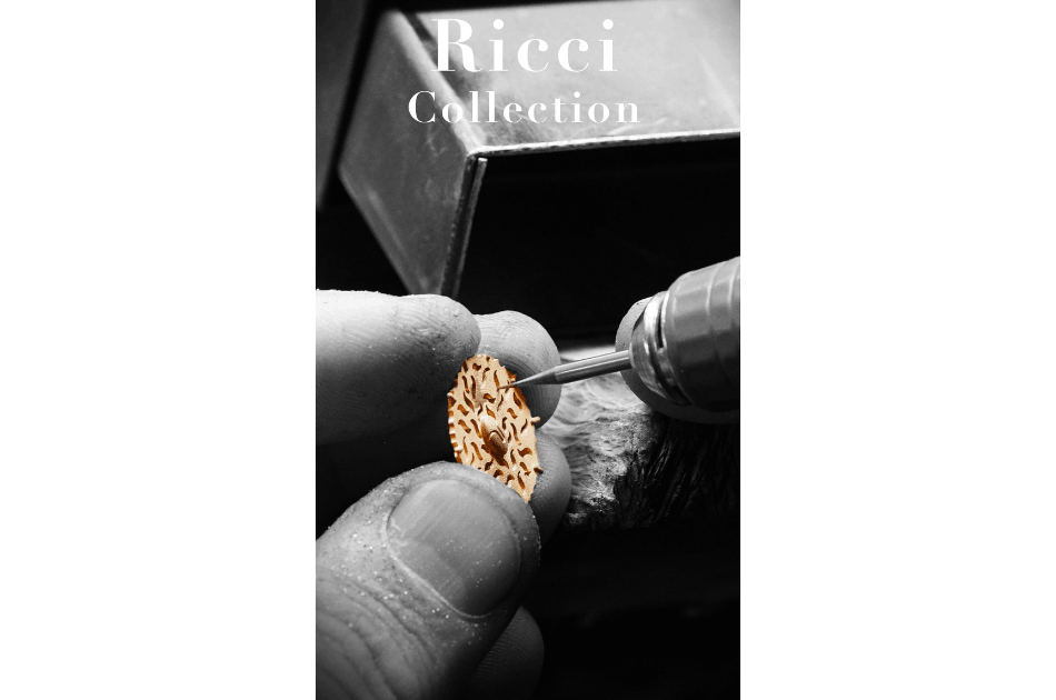 Daverio1933 sculptural jewelry creation at the workshop