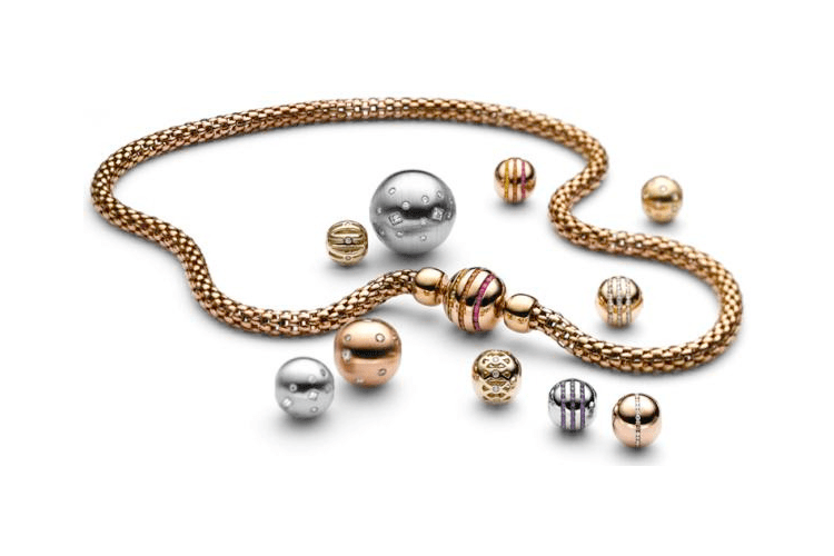 Gold necklace with J.Köhle quality jewelry clasp