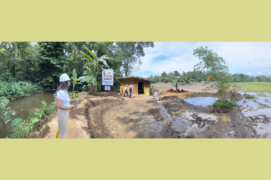 Scenic landscape near the Ruwanpura Gems sapphire mining area in Sri Lanka