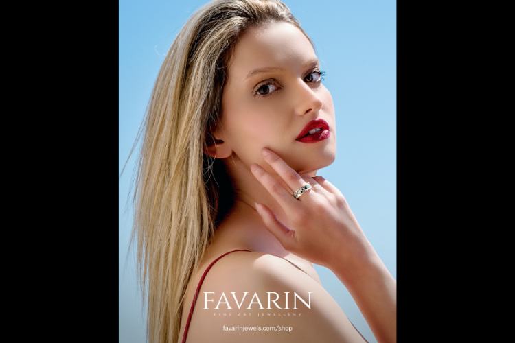 Simone Favarin jewelry piece on a model embodying his psychology-driven design approach